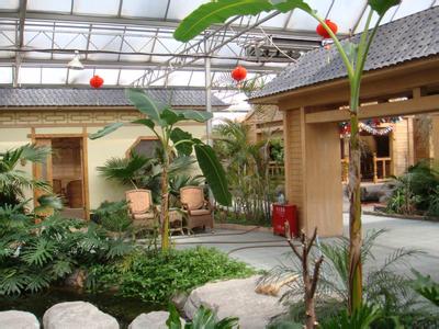 專業設計 施工各種鋼結構智能溫室、鋼結構室內園林景觀生態園工程、網架花卉溫室工程