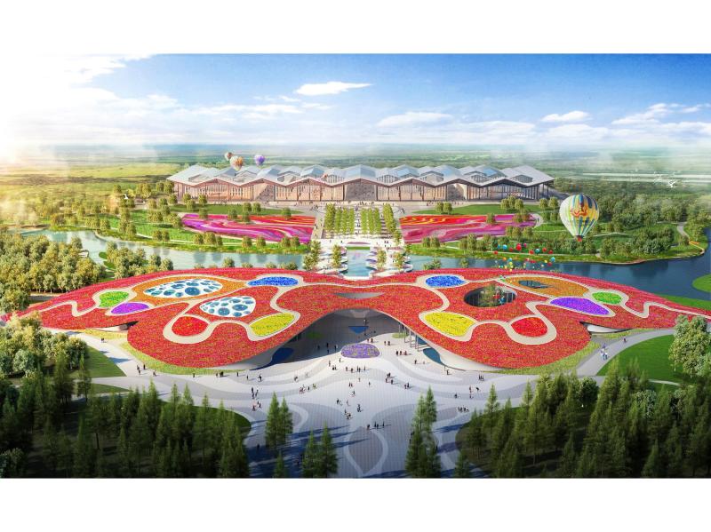 花海映崇明，盛事待君臨——倒計時307天，第十屆中國花博會即將綻放生態(tài)園