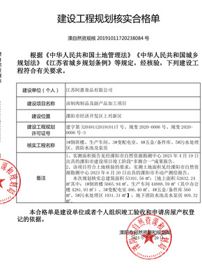 江蘇阿惠食品 匠心規(guī)劃，打造高標準鹵制肉制品及副產(chǎn)品加工項目